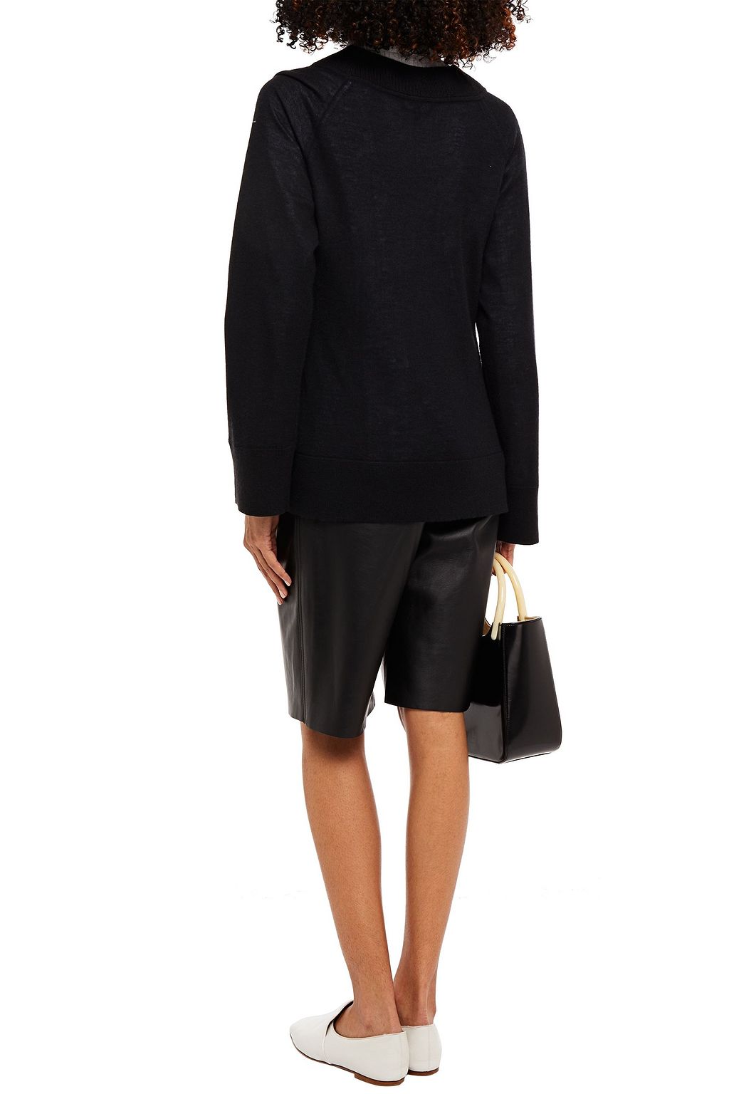 THEORY Mélange cashmere sweater