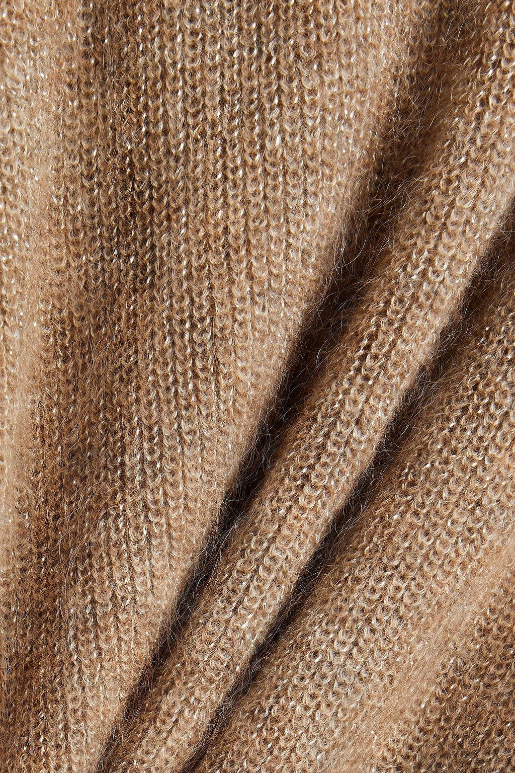 BRUNELLO CUCINELLI Brushed metallic knitted sweater