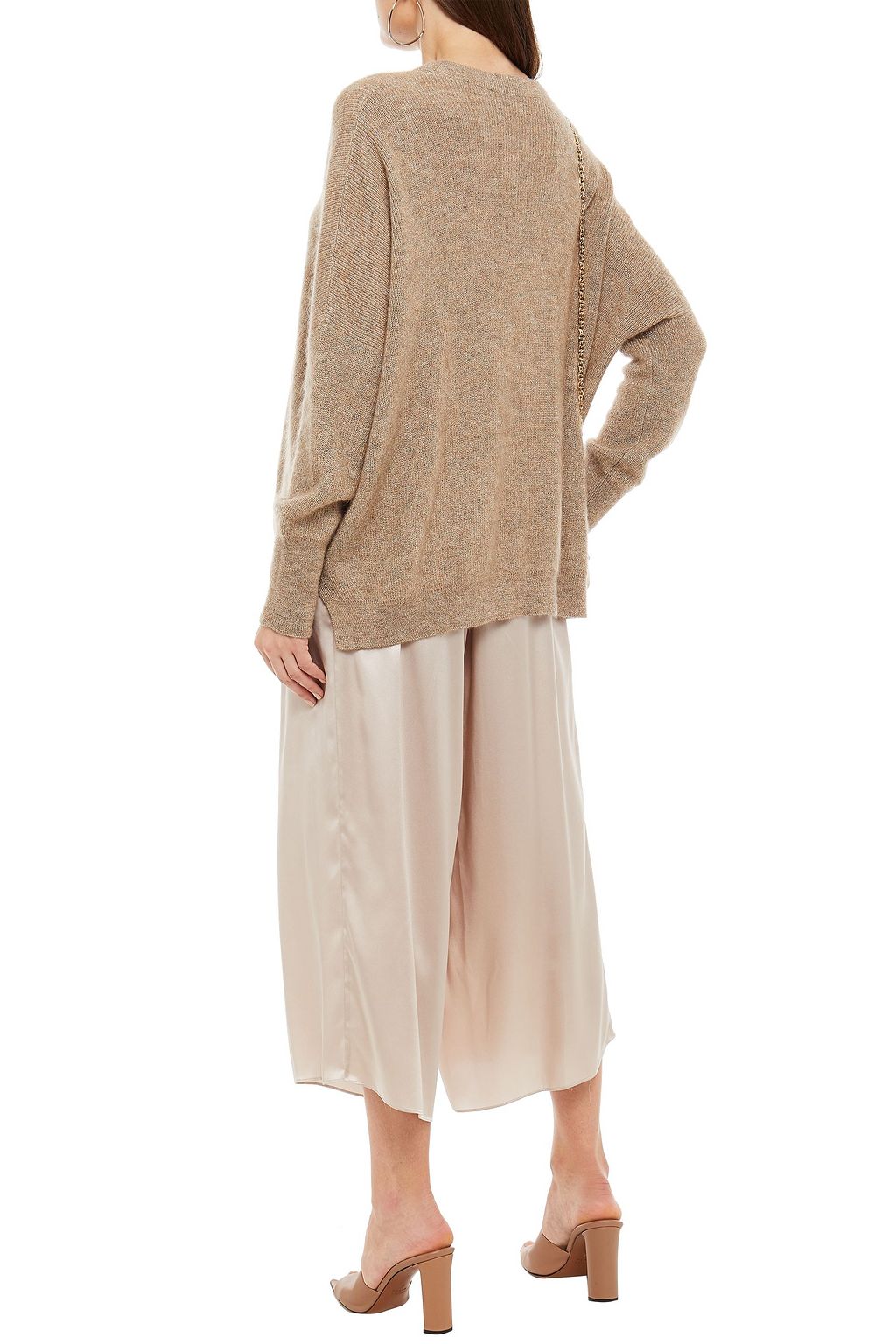 BRUNELLO CUCINELLI Brushed metallic knitted sweater