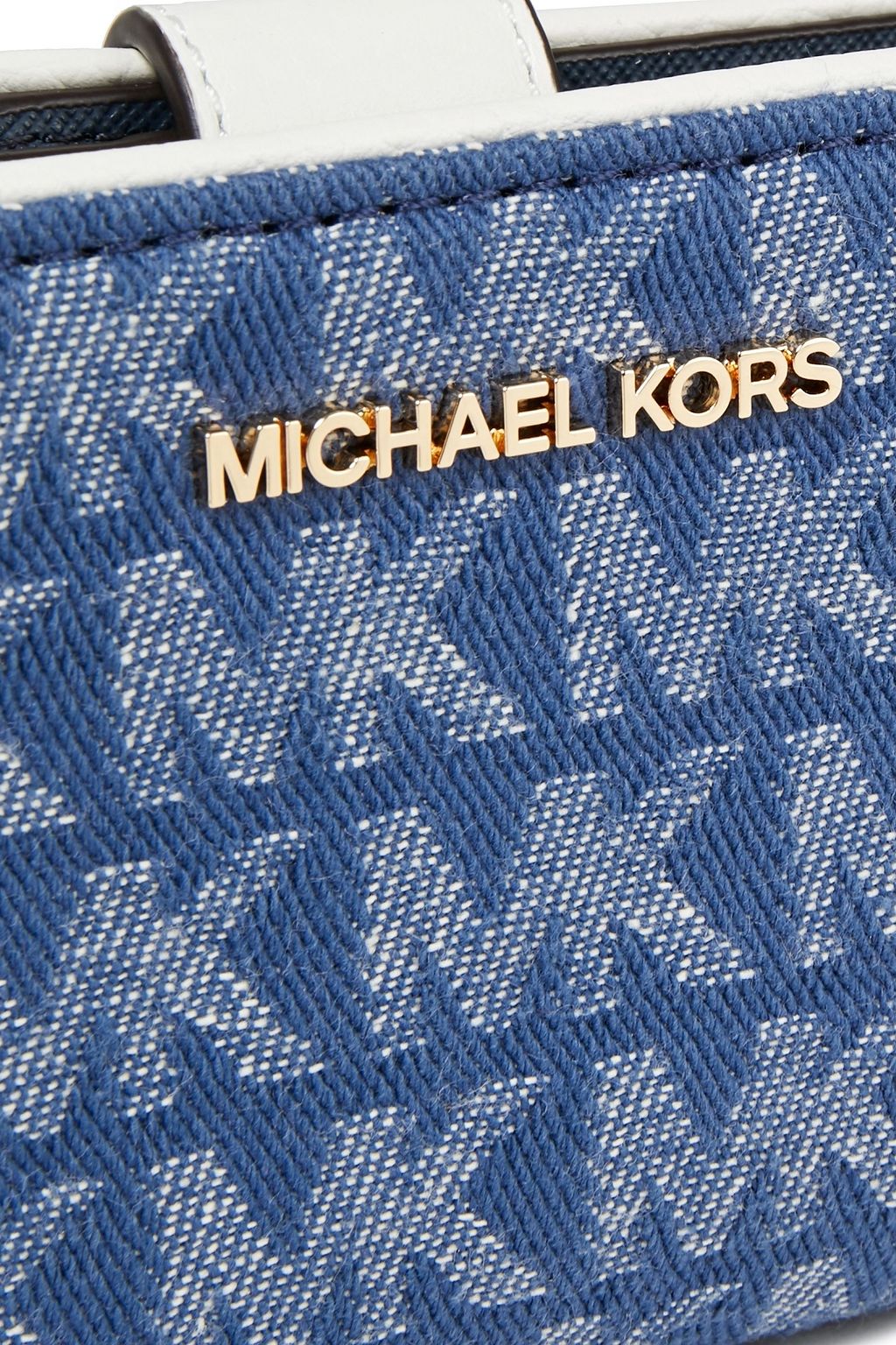 MICHAEL MICHAEL KORS ロゴプリントフェイクレザー カードホルダー