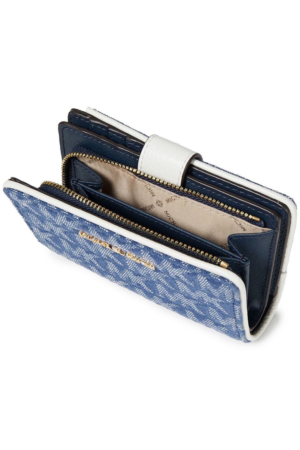 MICHAEL MICHAEL KORS ロゴプリントフェイクレザー カードホルダー