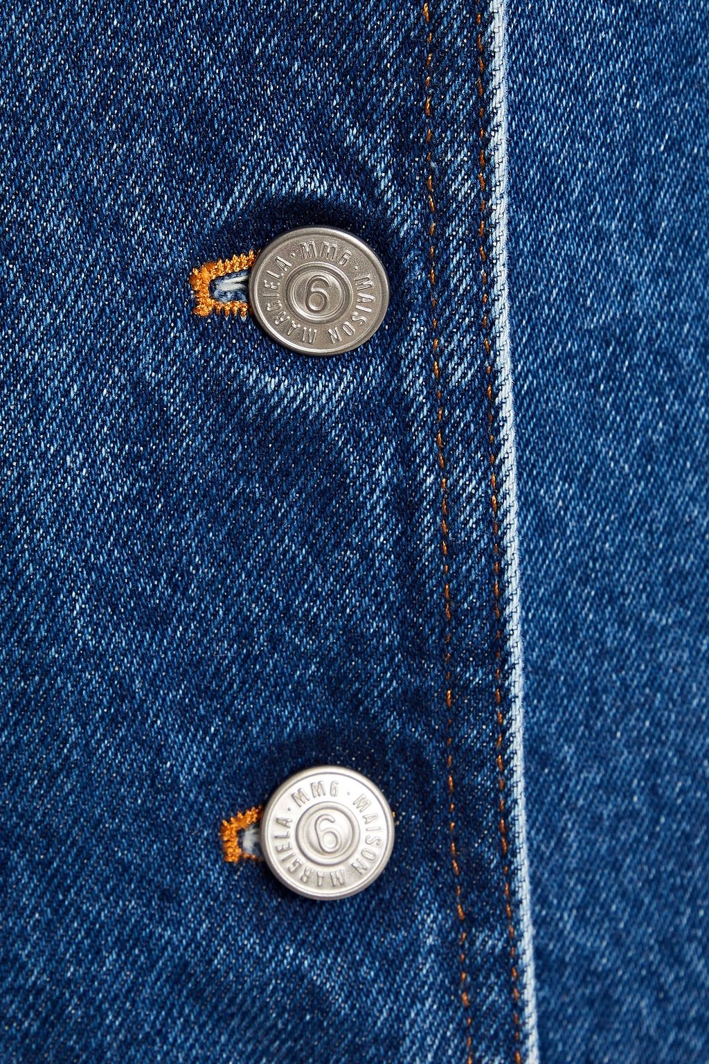MM6 MAISON MARGIELA Faded denim coat