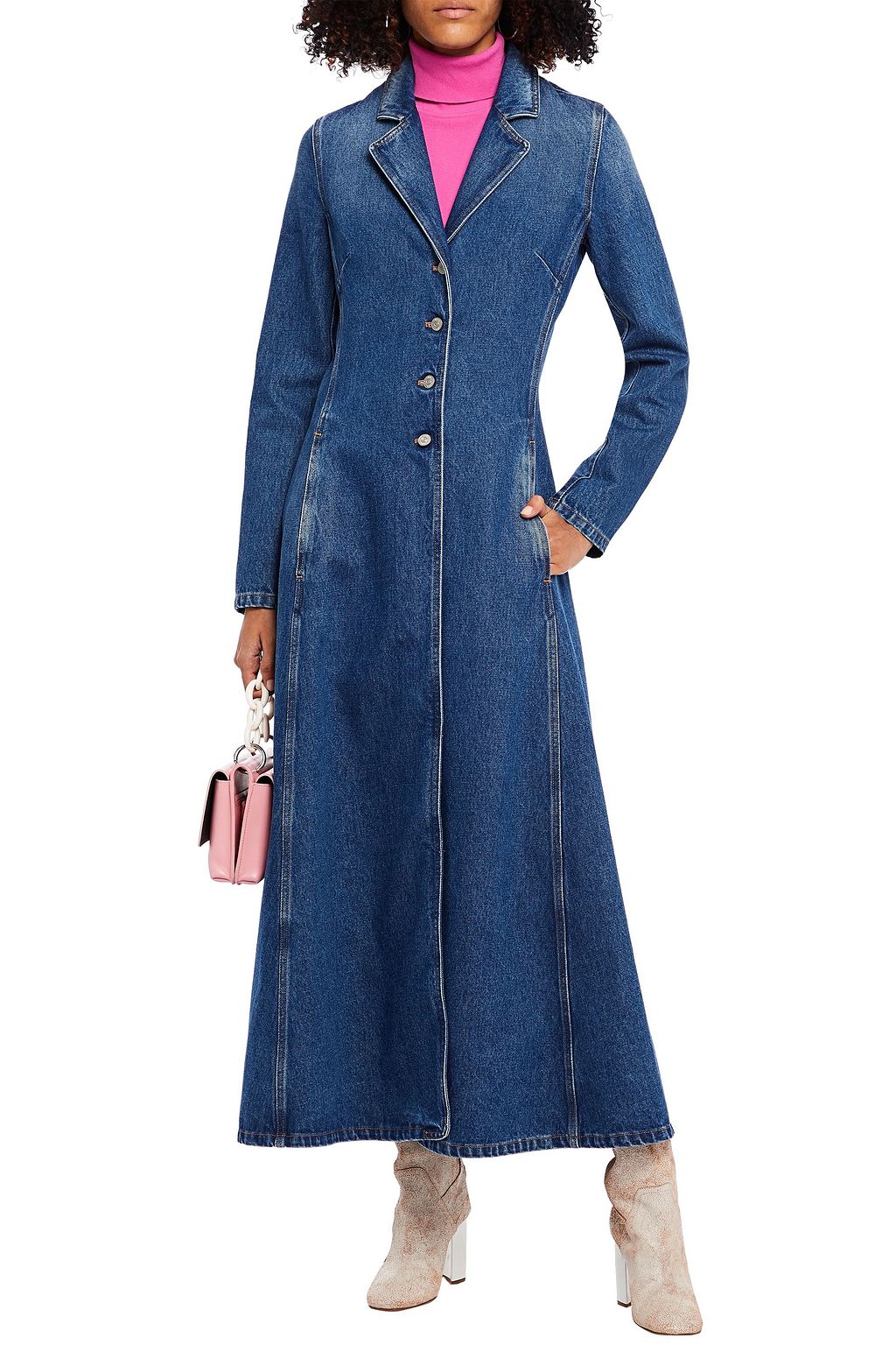 MM6 MAISON MARGIELA Faded denim coat
