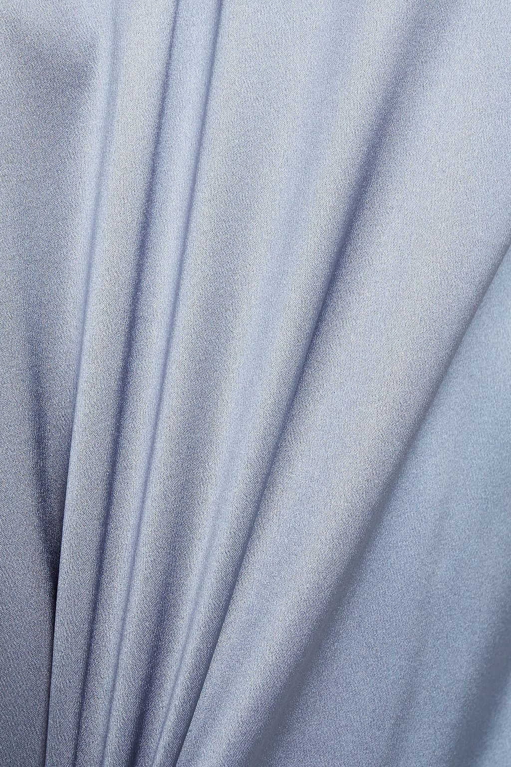 BRUNELLO CUCINELLI Silk-blend satin tank