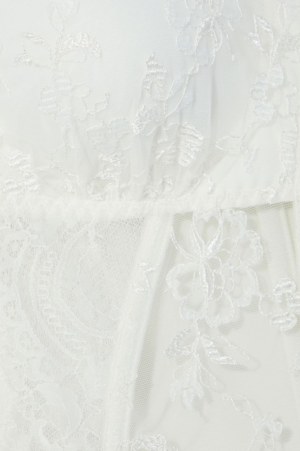 LISE CHARMEL Art et Volupte embellished satin-jersey, lace and embroidered tulle corset