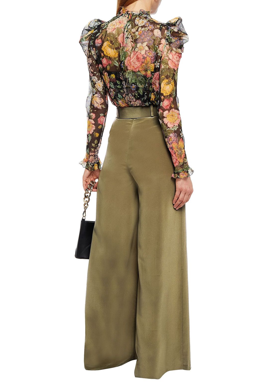 zimmermann crepe wide leg pants