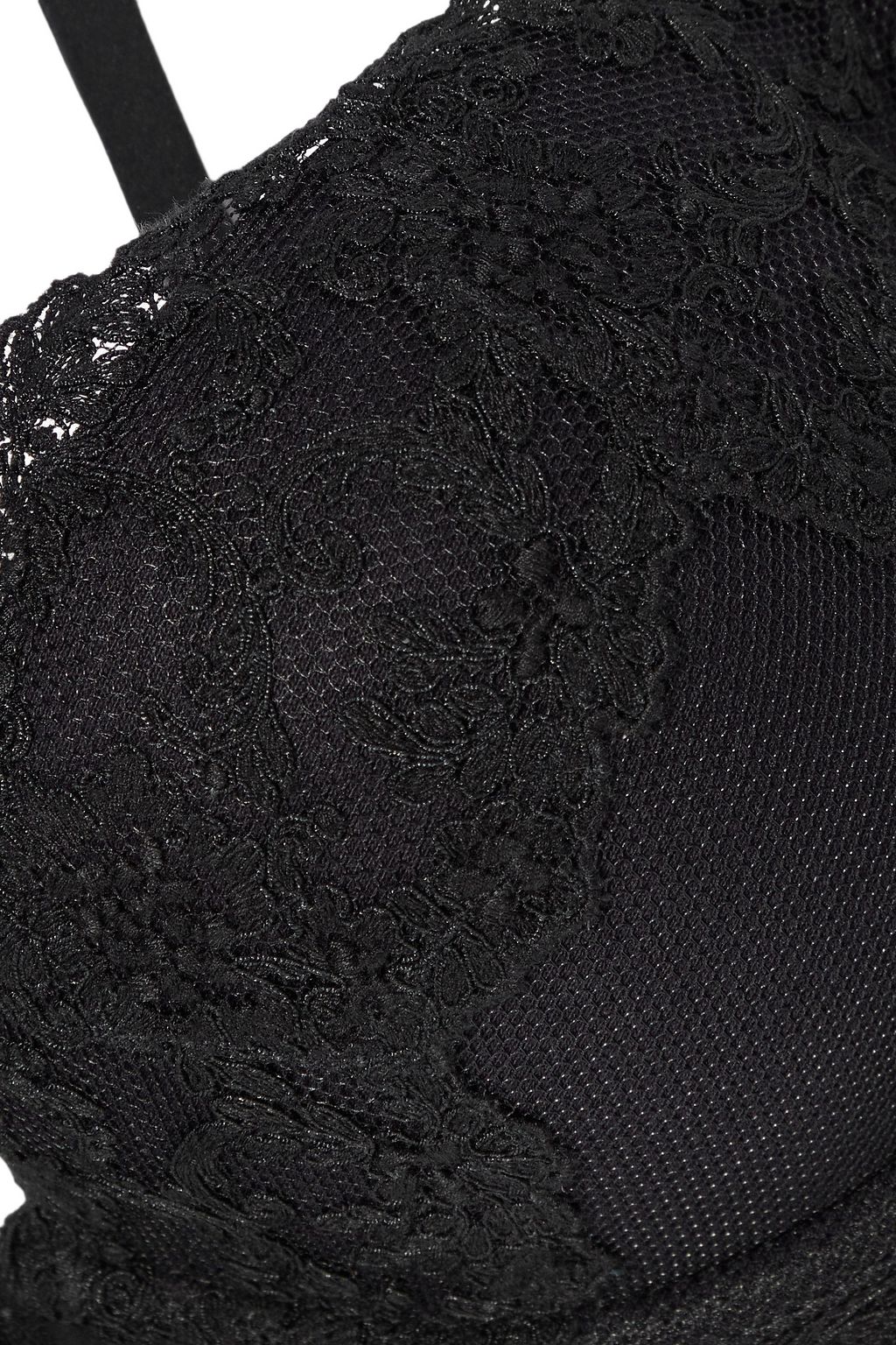 LA PERLA Rugiada embroidered stretch-tulle and jersey underwired balconette bra