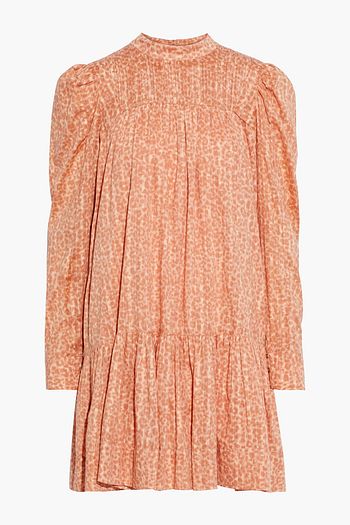 ulla johnson leopard dress