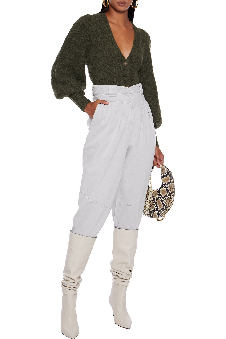 Ulla Johnson Polline Cropped Ribbed 