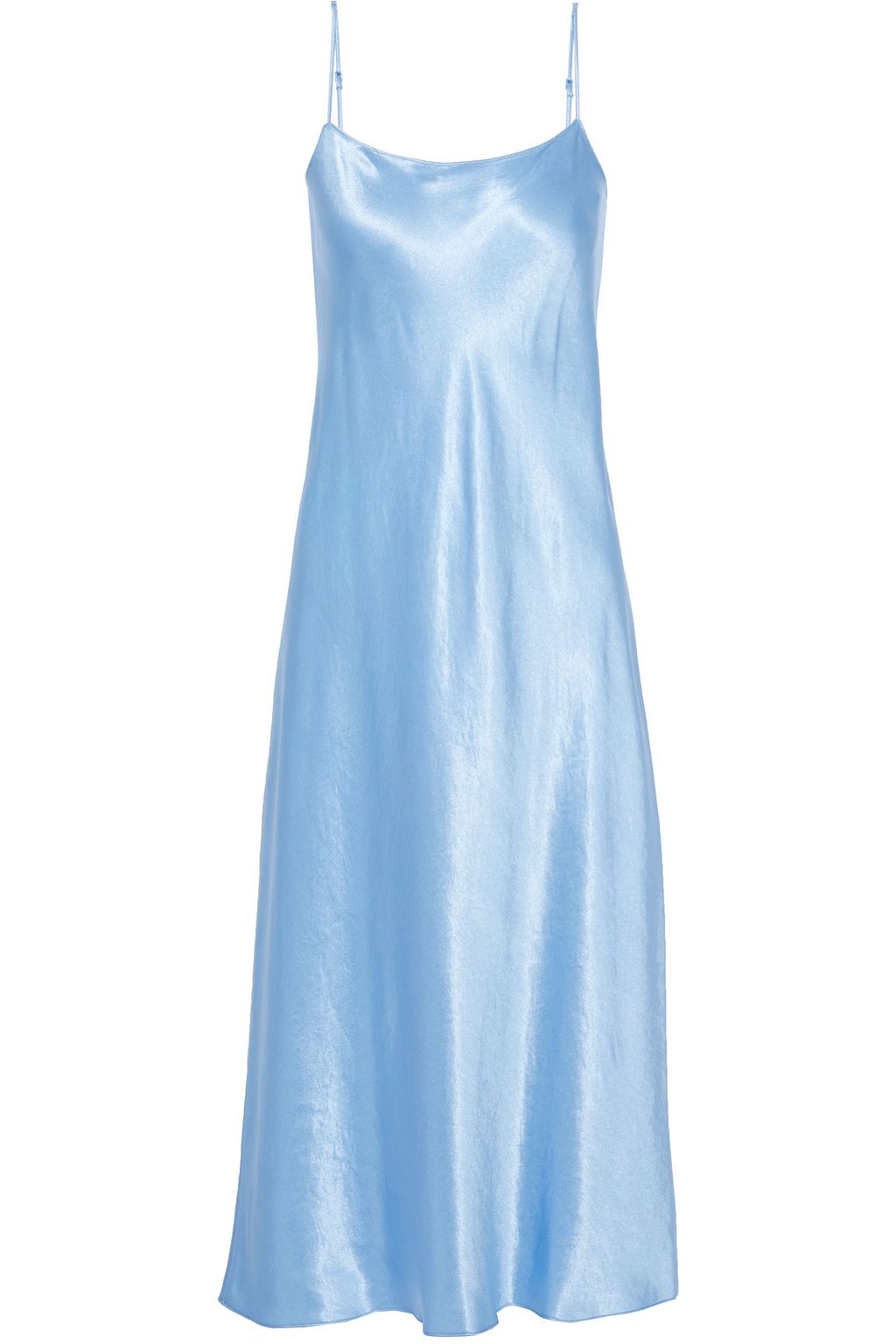 light blue slip dress