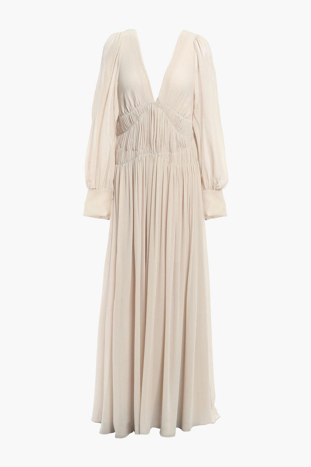 silk dress maxi