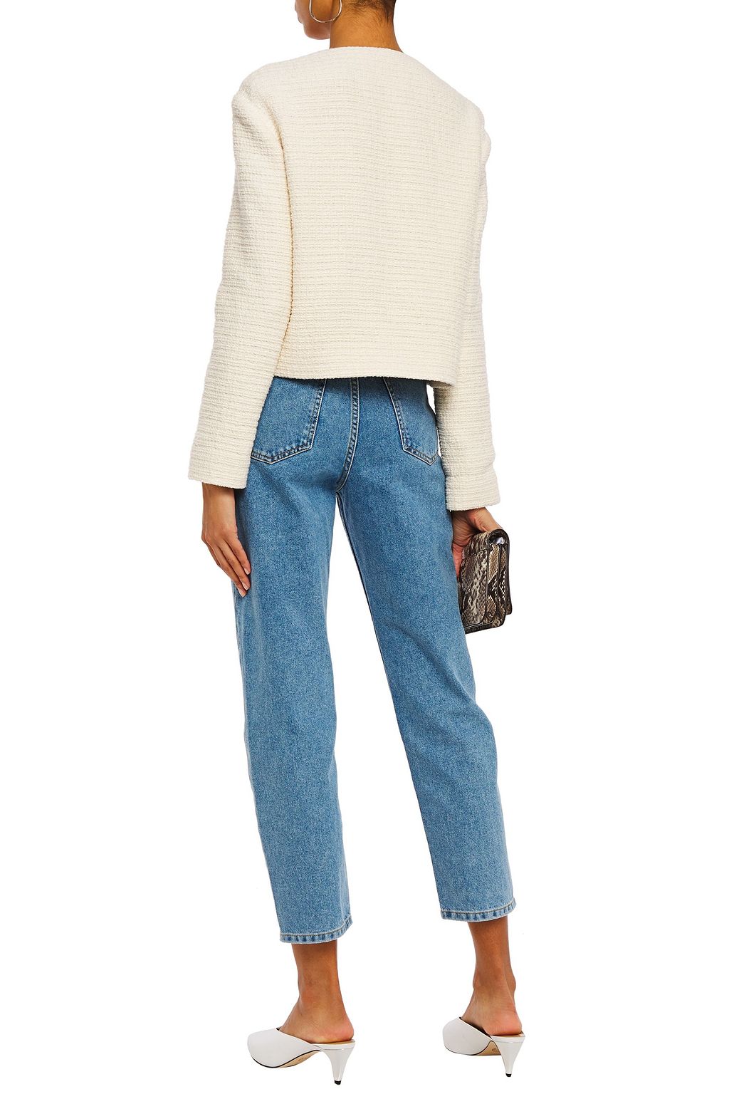 MAJE Cotton-tweed jacket