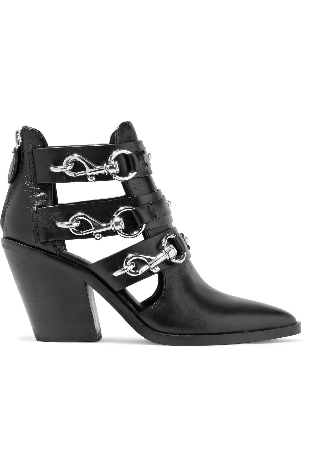 rebecca minkoff buckle booties