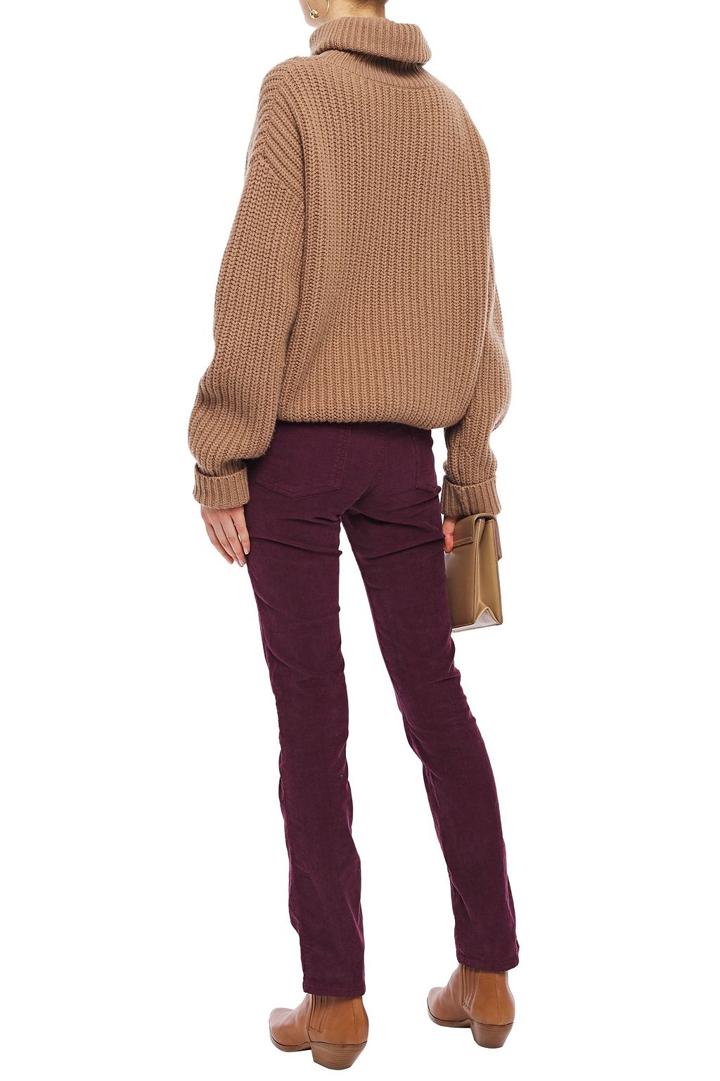 BA&SH Cotton-blend corduroy slim-leg pants