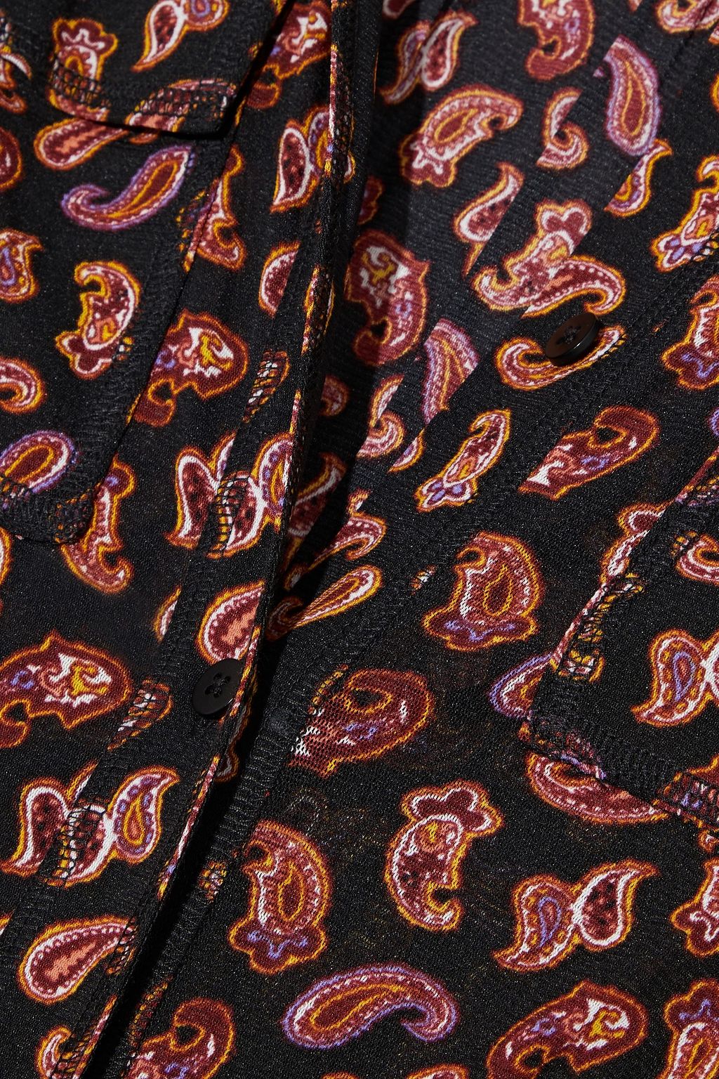 DIANE VON FURSTENBERG Belted printed mesh shirt dress