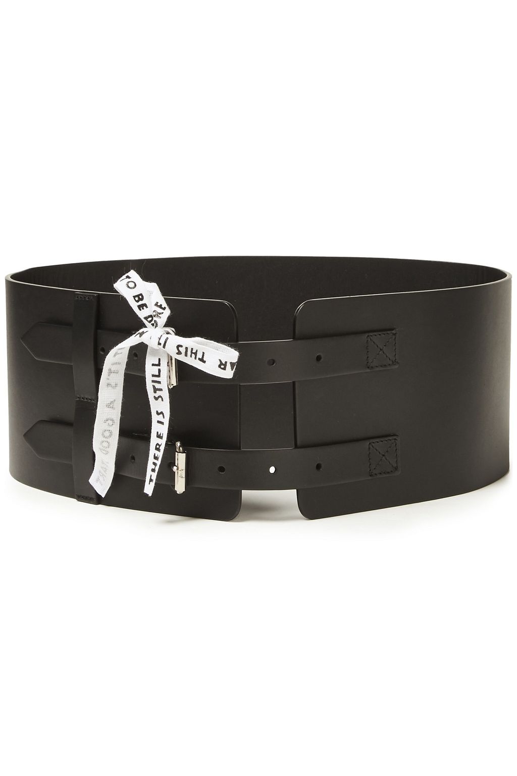 MM6 MAISON MARGIELA Metallic printed leather belt