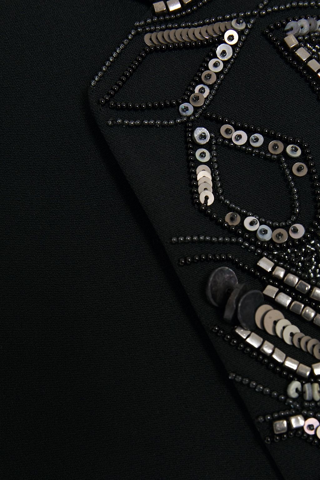 ROBERTO CAVALLI Embellished crepe blazer