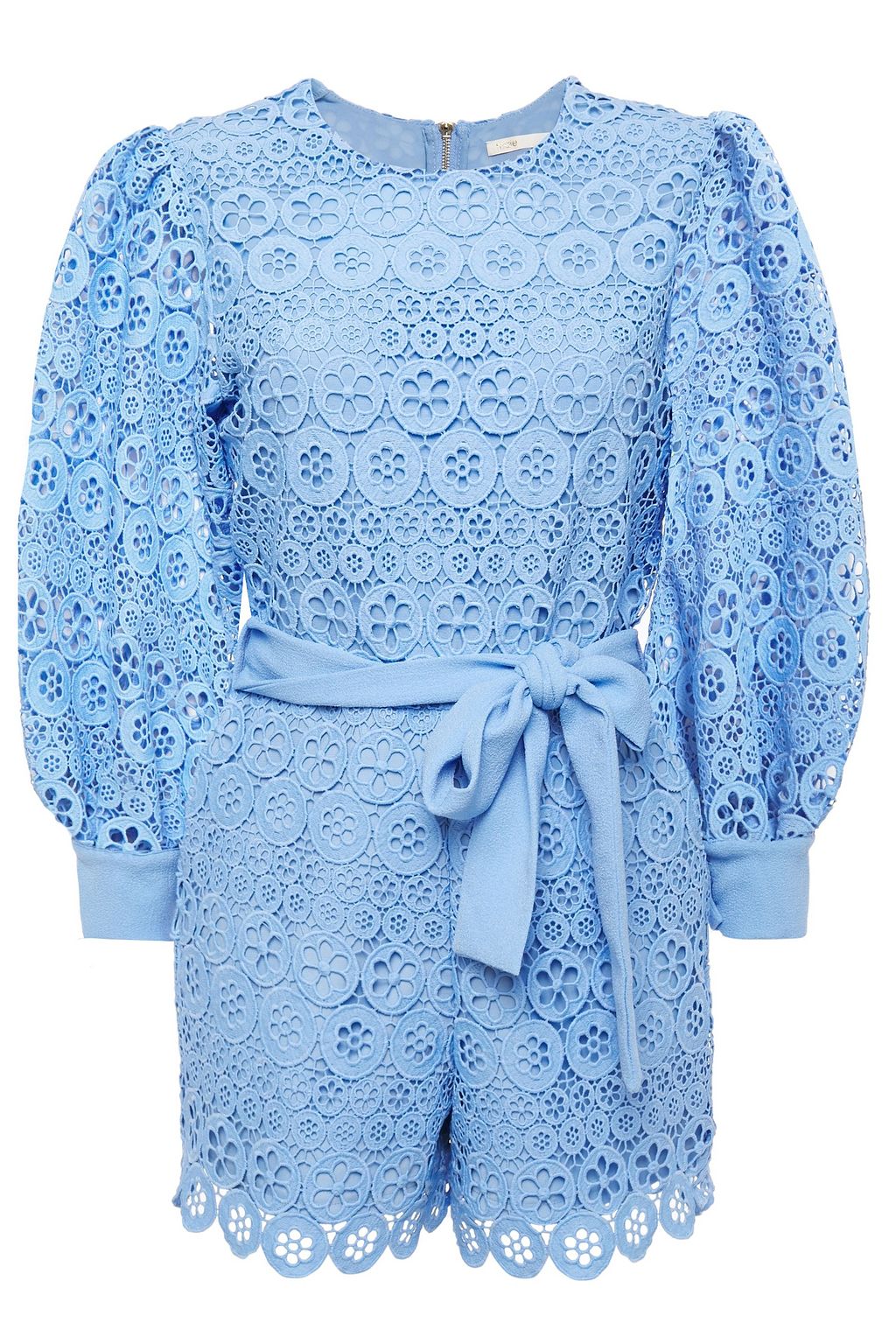 blue lace playsuit