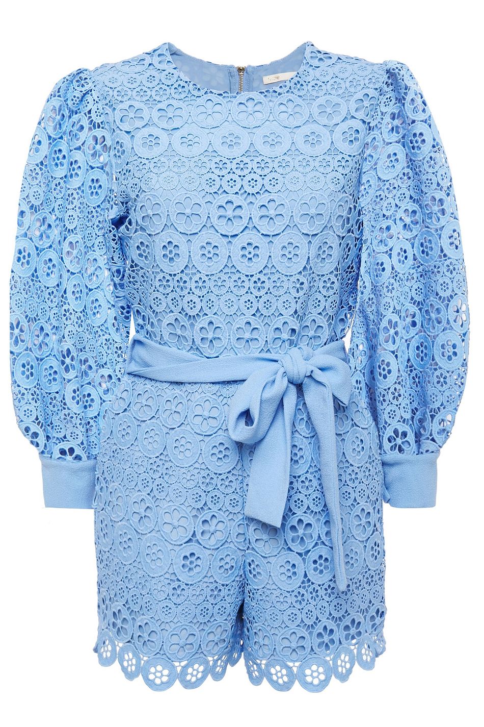 light blue lace jumpsuit