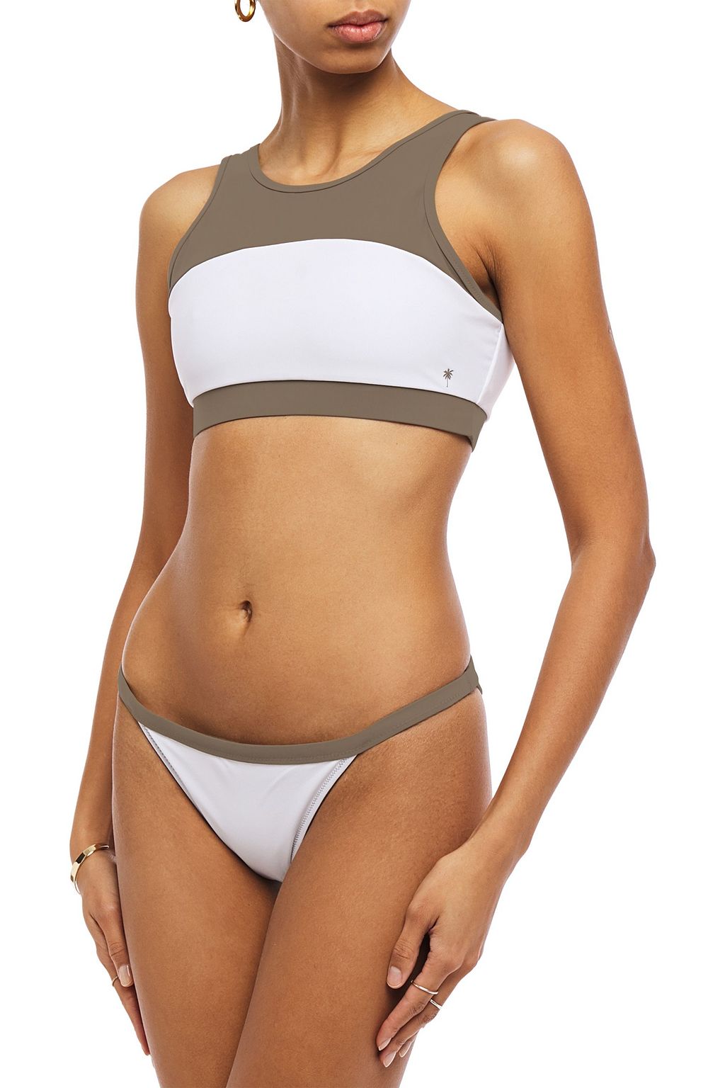 HEIDI KLEIN BB reversible two-tone bikini top