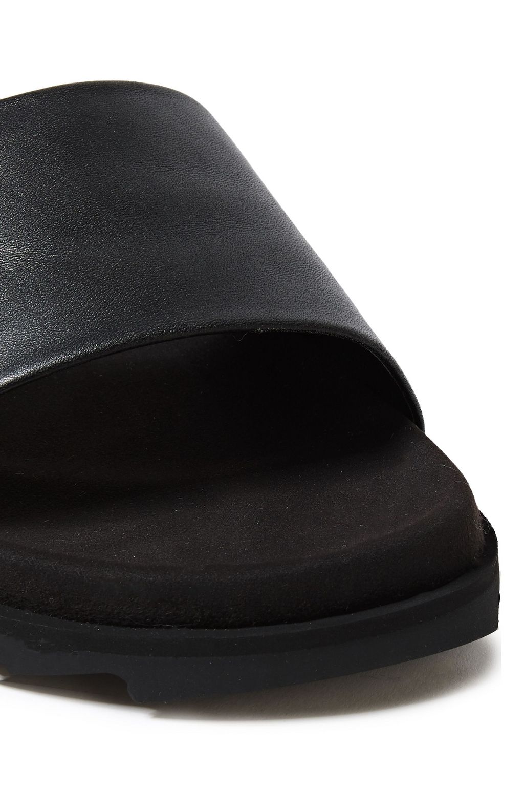 ROGER VIVIER Slidy Viv crystal-embellished leather slides