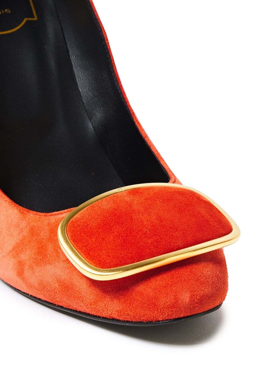ROGER VIVIER Vertigo buckled suede pumps
