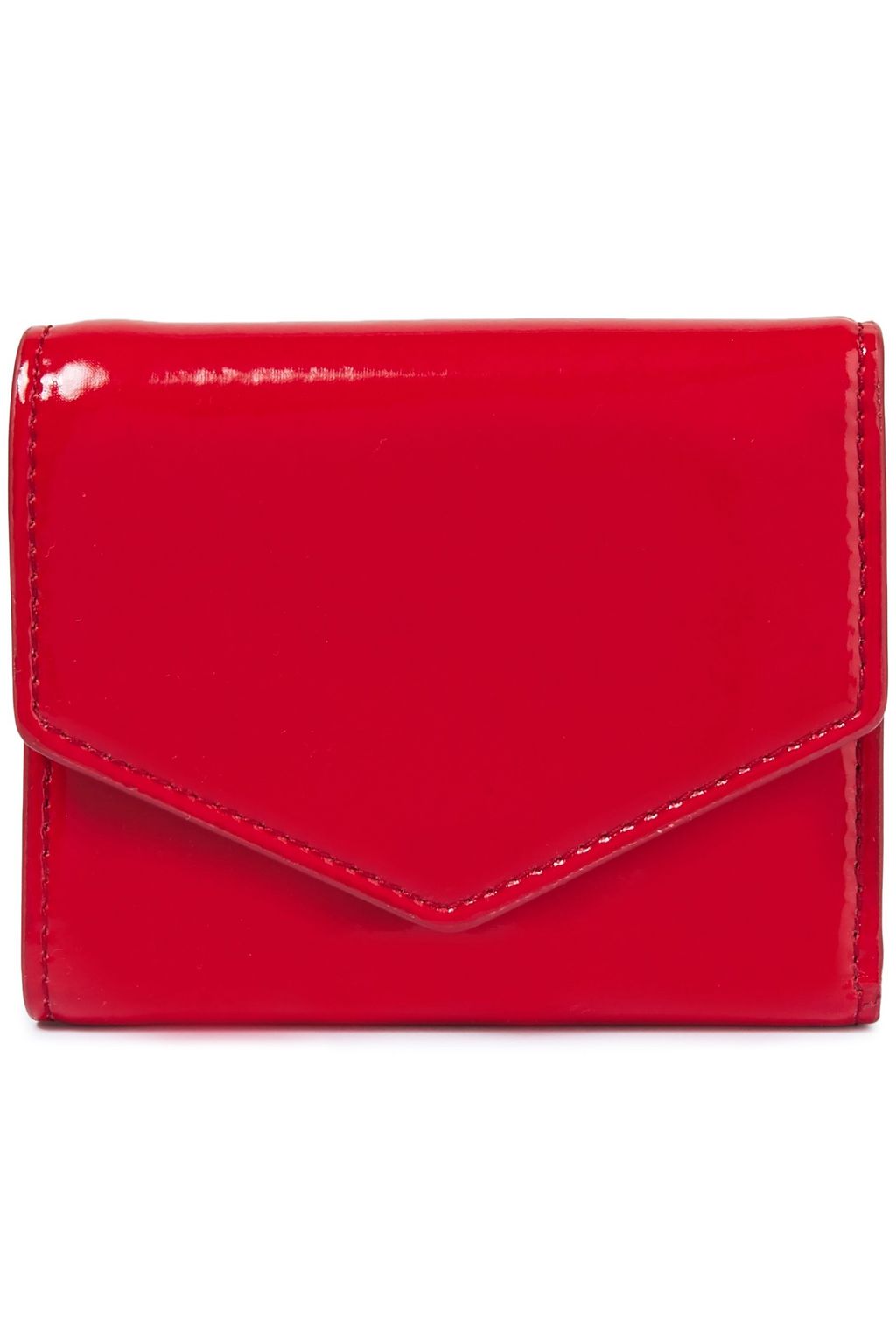 faux patent leather wallet