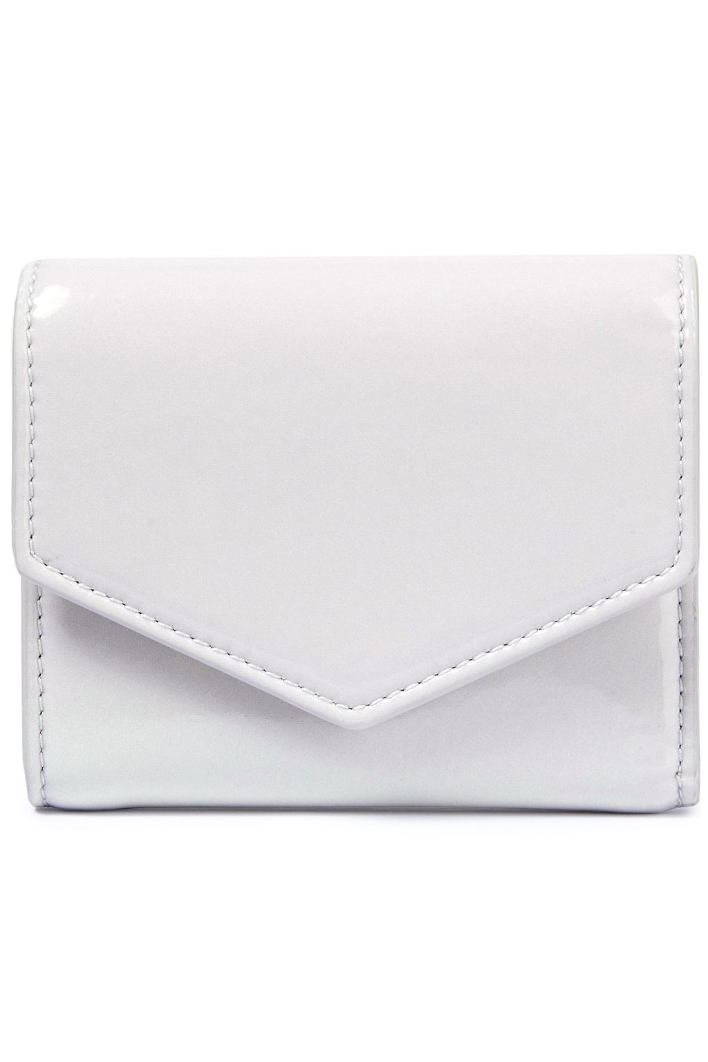 faux patent leather wallet