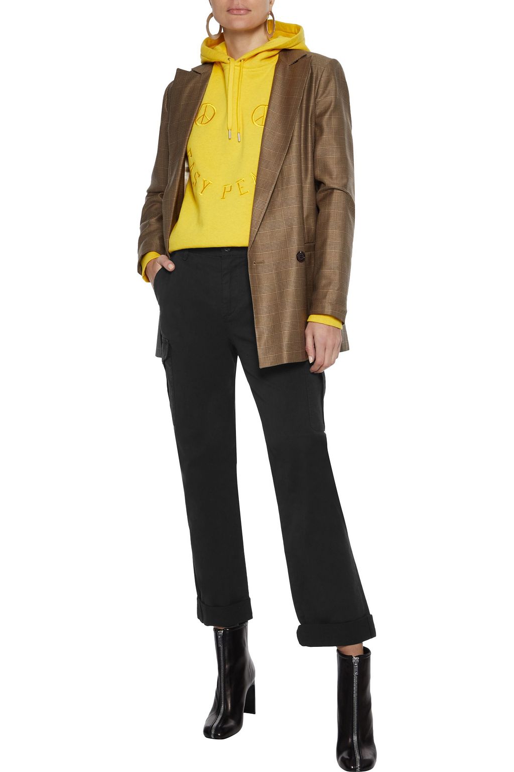 RAG & BONE Buckley cotton-blend twill straight-leg pants