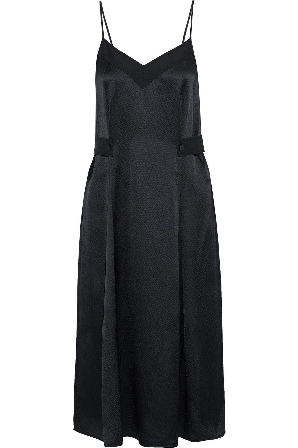 midi black slip