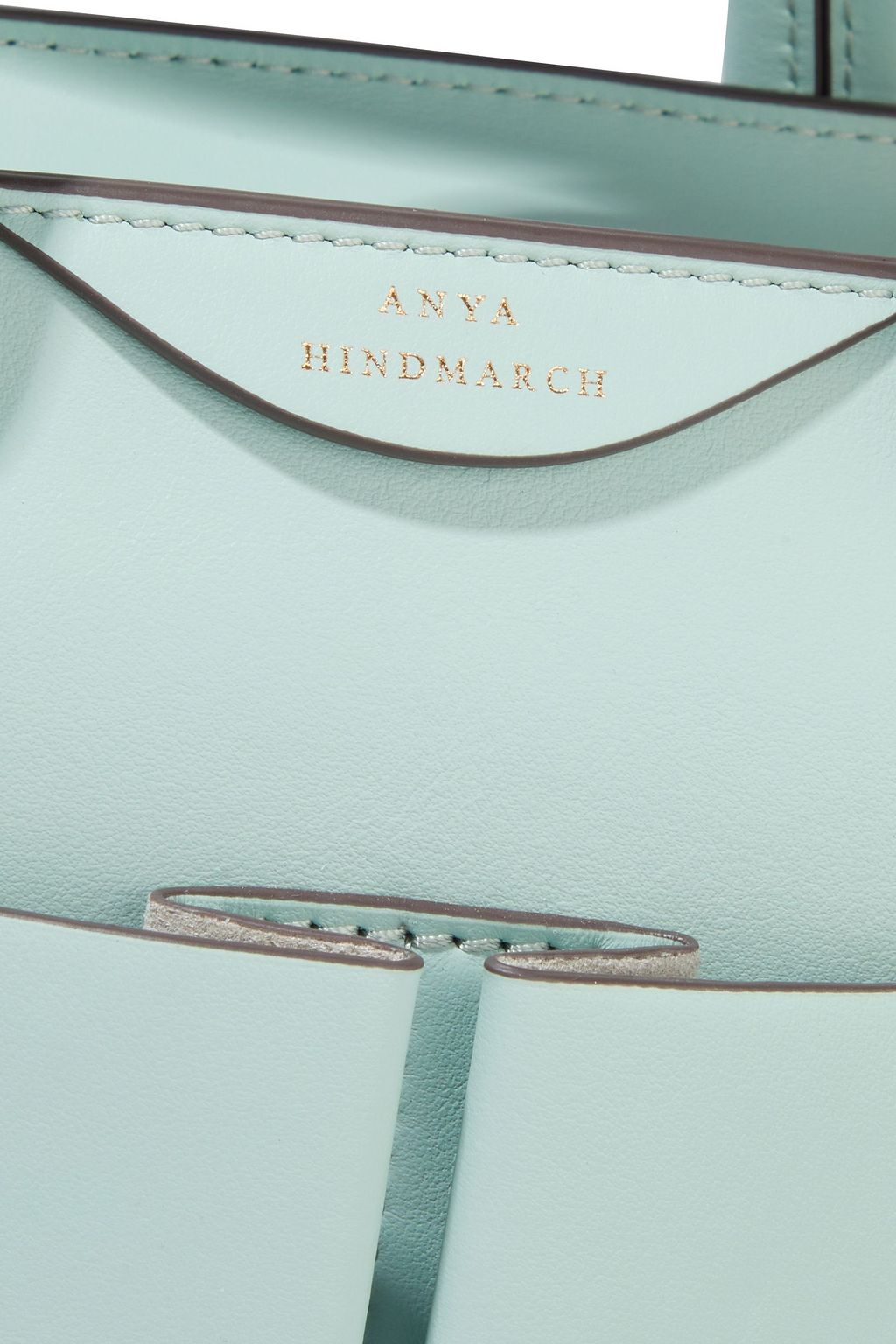 ANYA HINDMARCH Mini Nevis two-tone leather tote