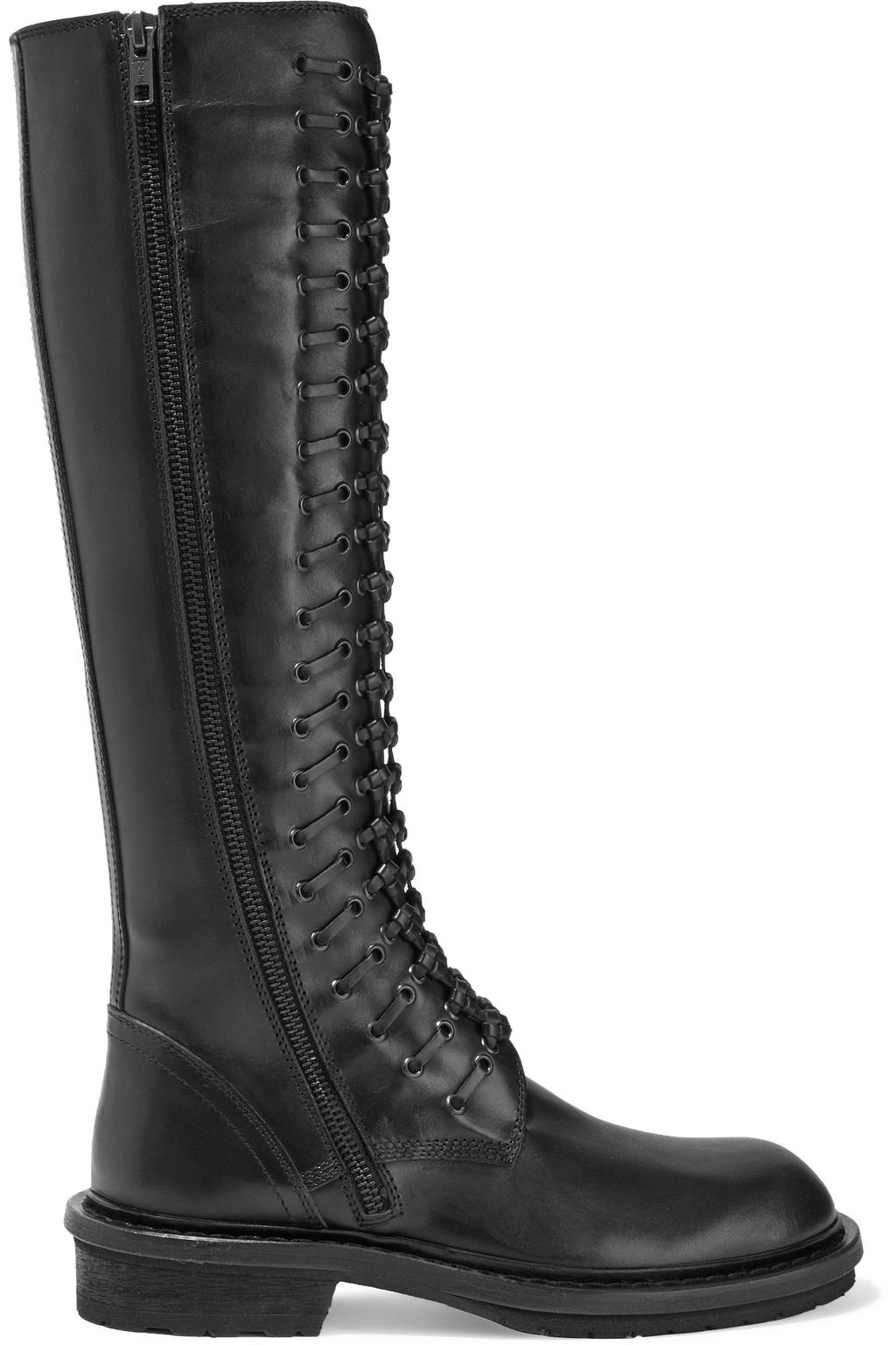 ann demeulemeester knee boots