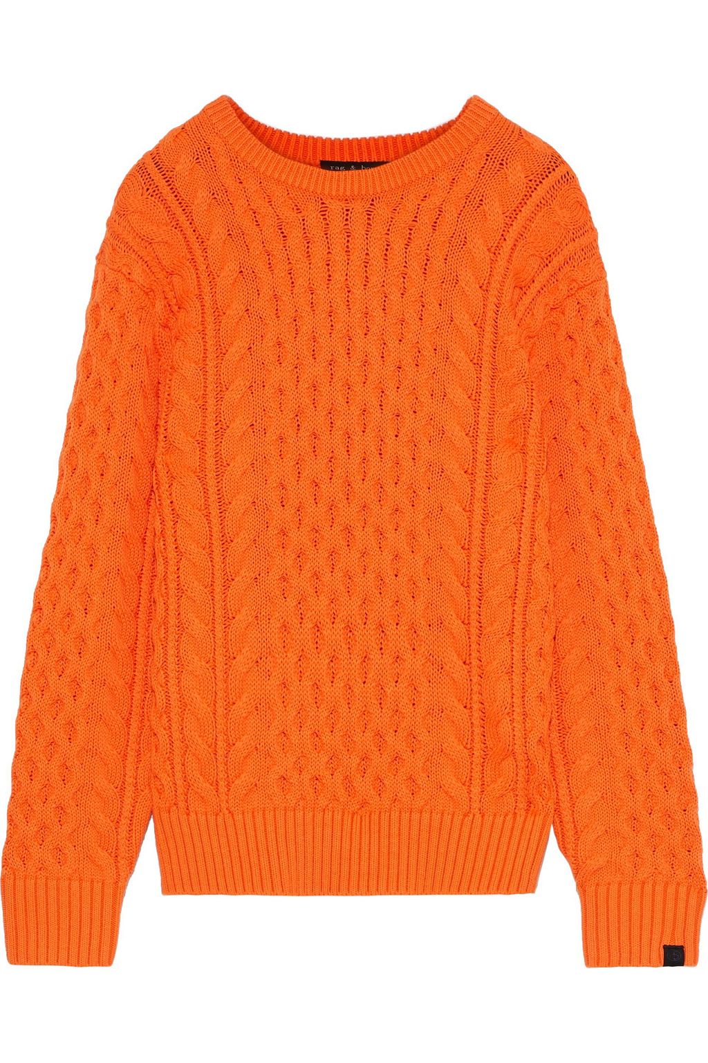 orange knitwear
