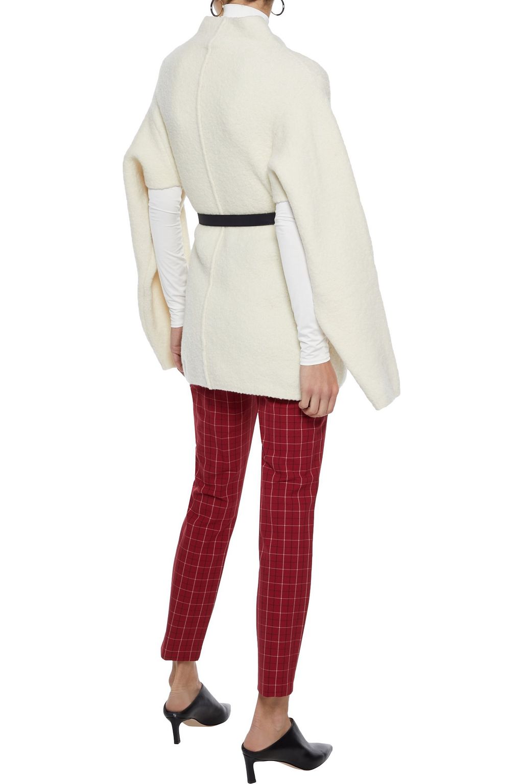 RAG & BONE Simone cropped checked twill skinny pants