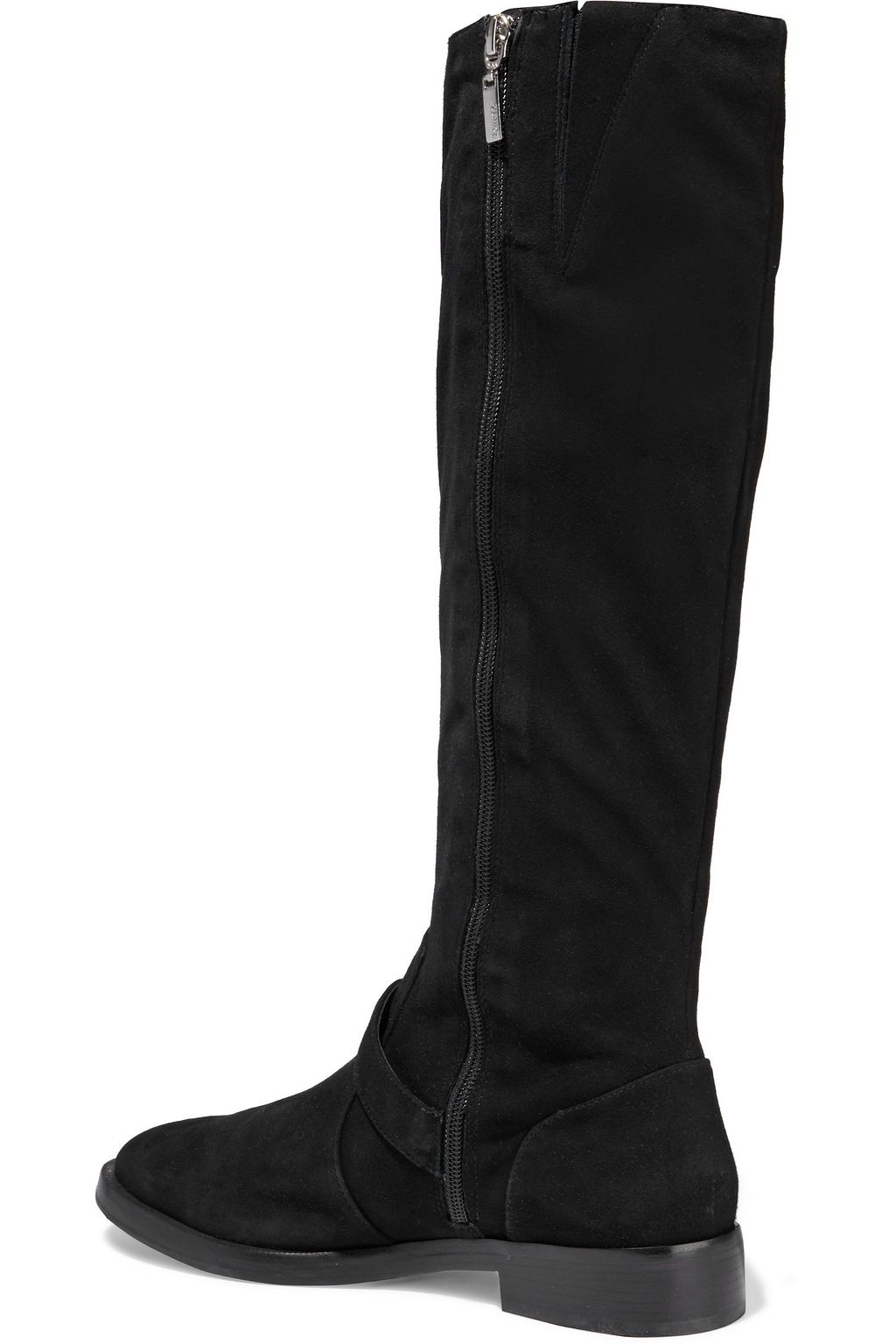SCHUTZ Luidi buckled suede knee boots