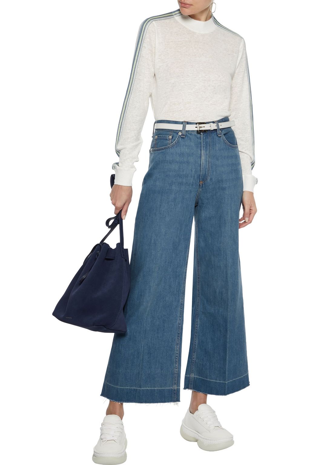 RAG & BONE Ruth high-rise wide-leg jeans