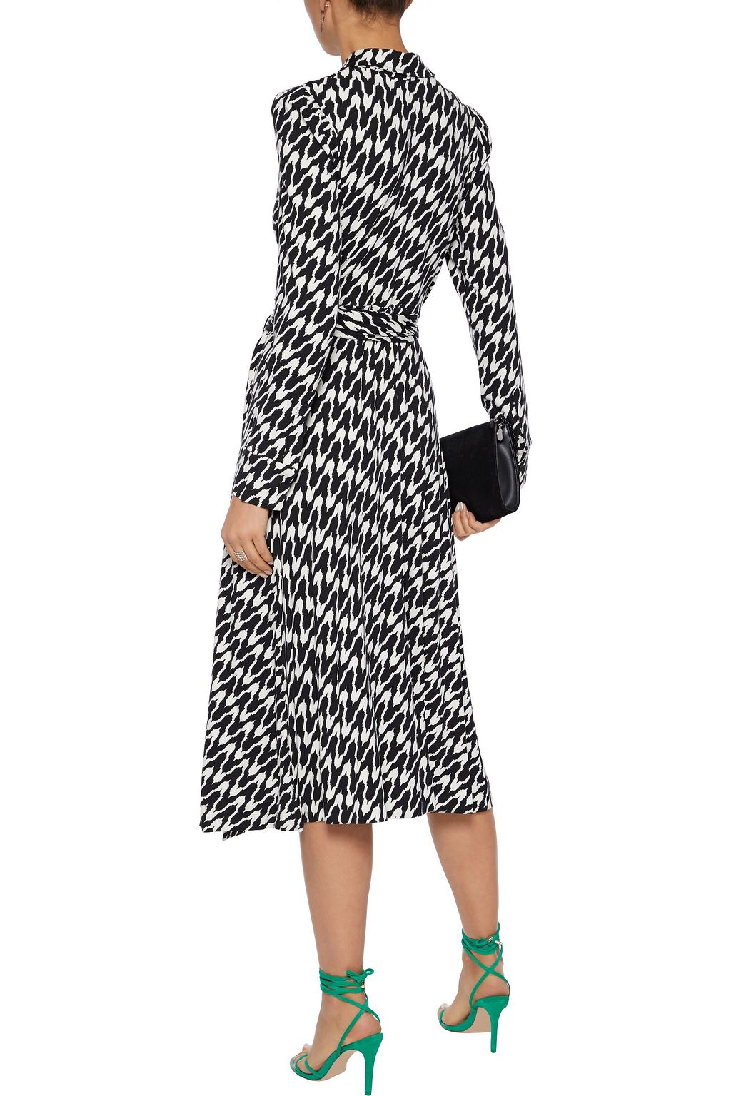 DIANE VON FURSTENBERG Sana wrap-effect printed stretch-jersey midi dress