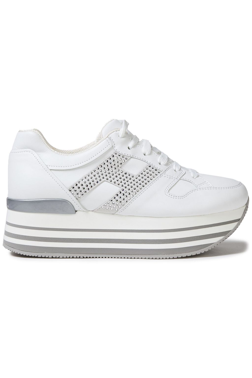 white platform sneakers designer