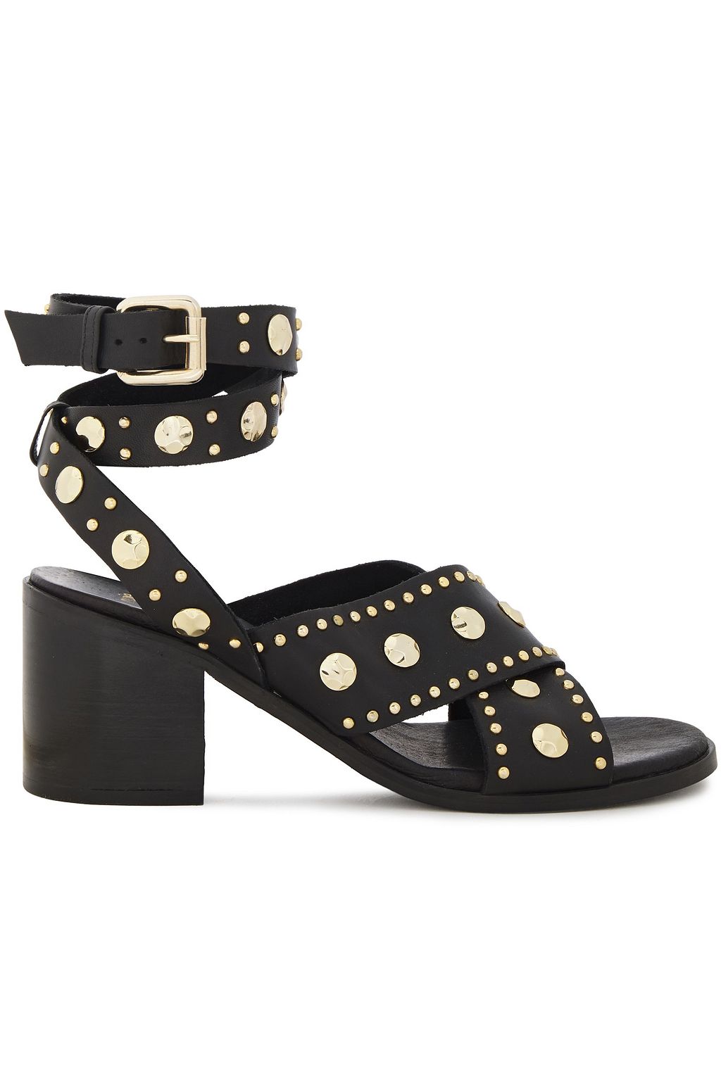 maje studded sandals