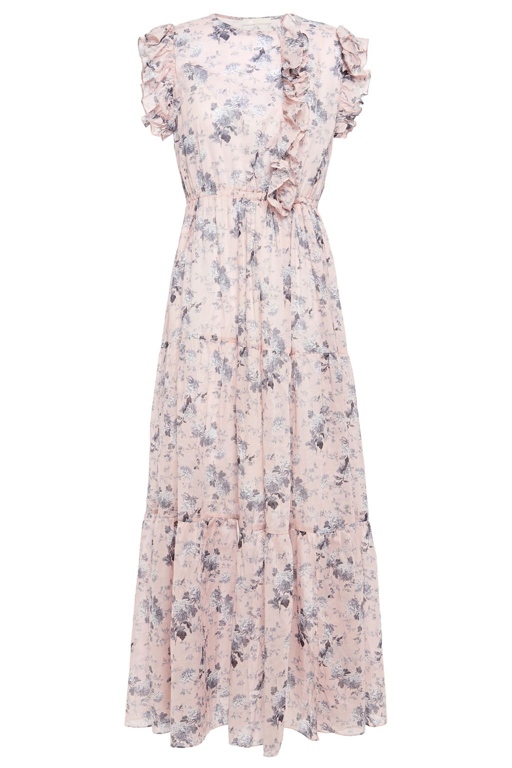 gabriela ruffled maxi dress