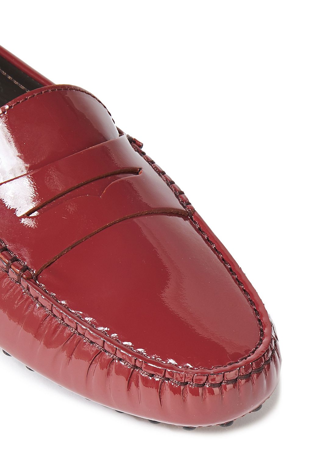 TOD'S Gommino patent-leather loafers