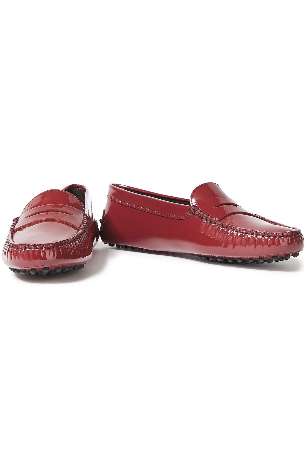 TOD'S Gommino patent-leather loafers