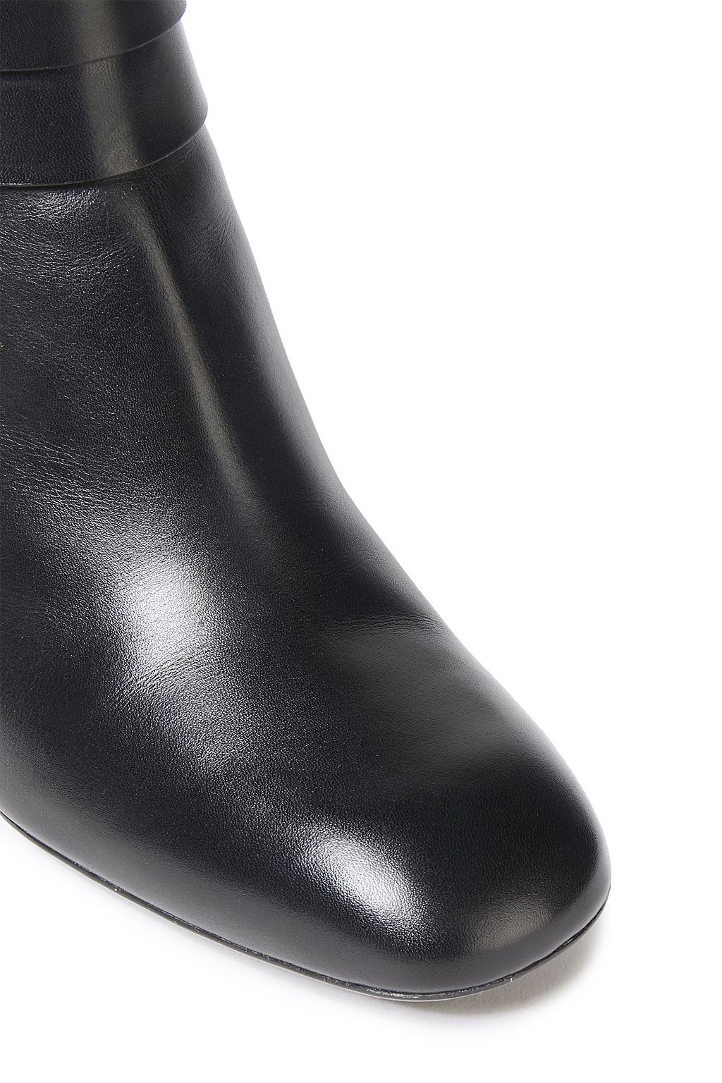 TOD'S Ring-embellished leather ankle boots
