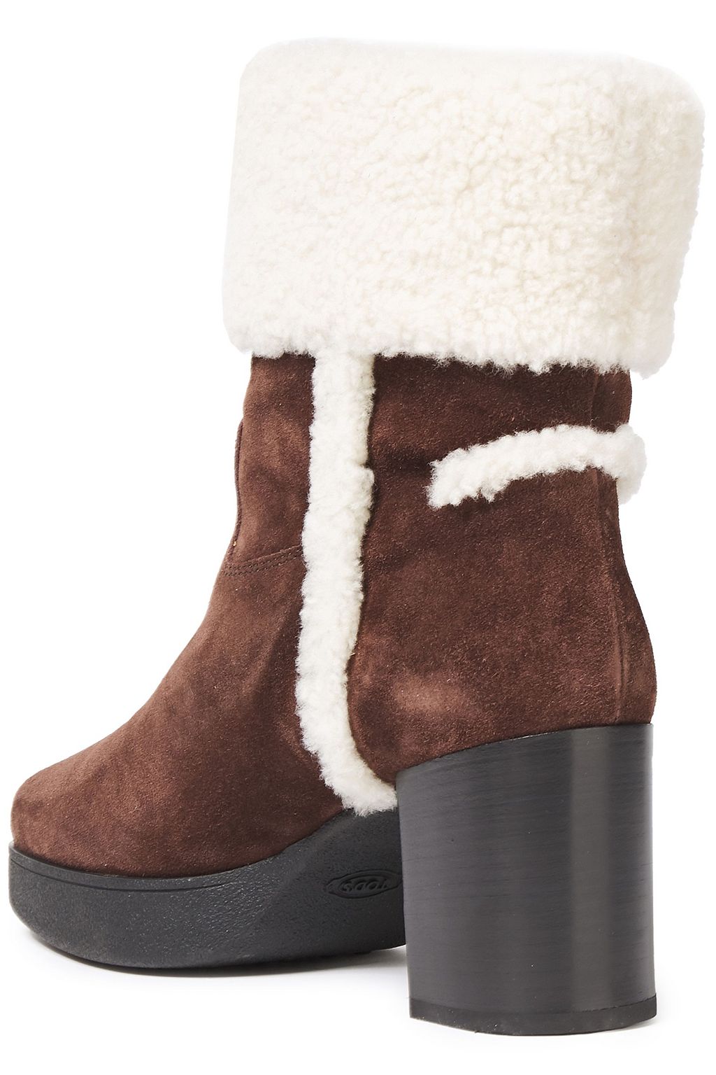tod's shearling lined boots