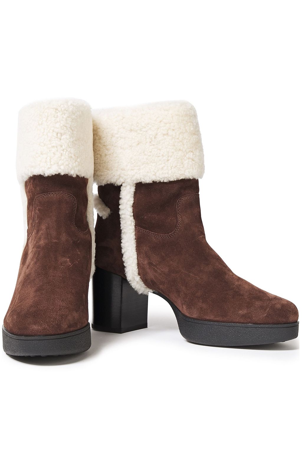tod's shearling lined boots