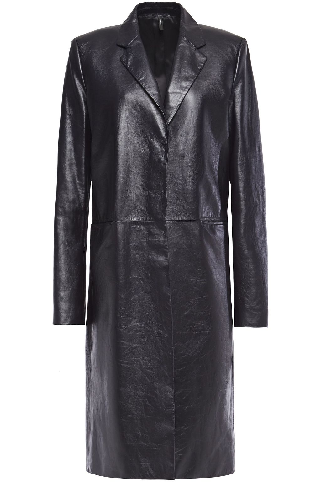 helmut lang leather blazer