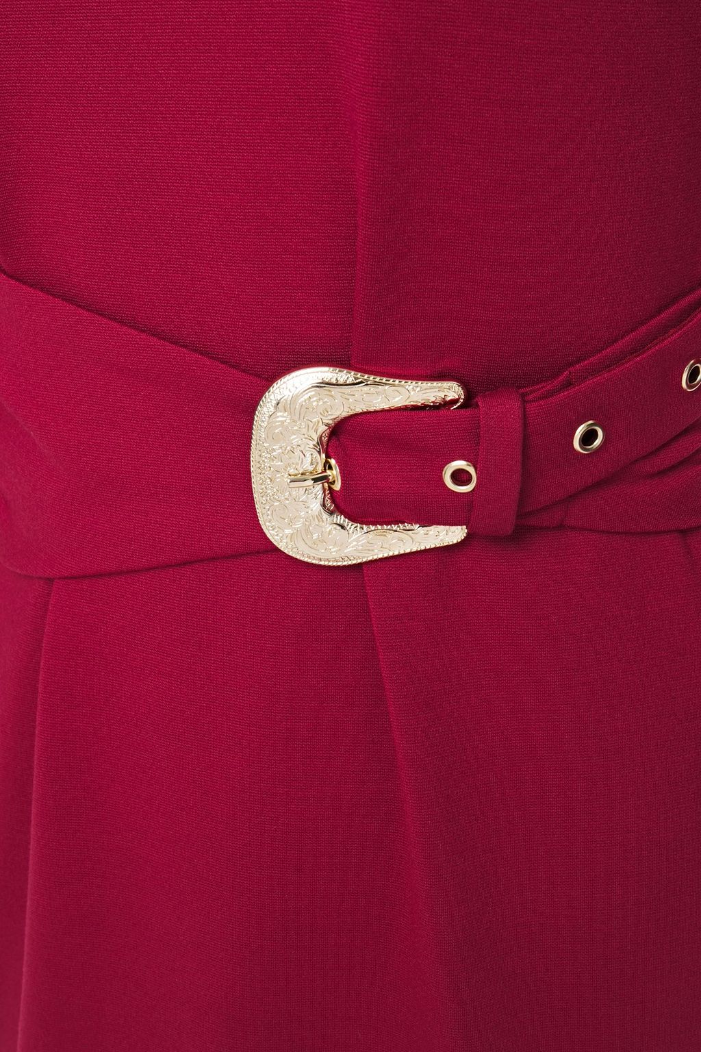 JUST CAVALLI Belted jersey mini dress