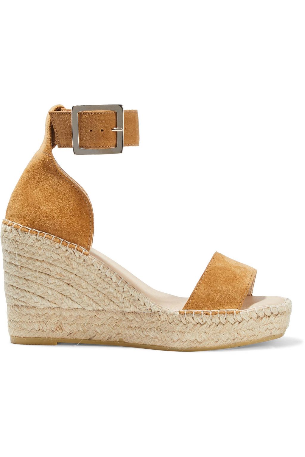 tan suede wedges