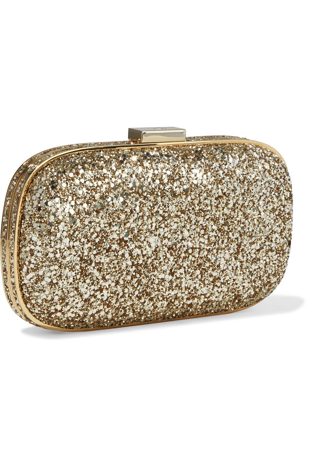 ANYA HINDMARCH Marano glittered woven box clutch
