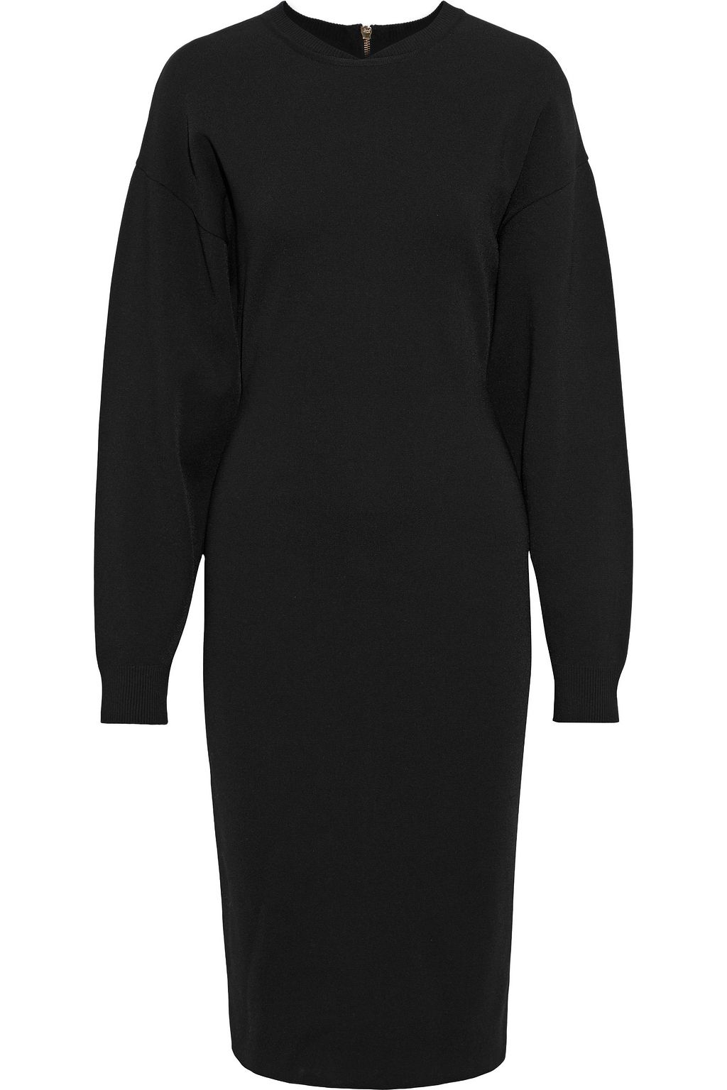 black ponte dress